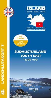 Suðausturland 1:200 000: Landshlutakort 7