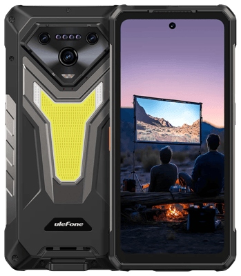 Ulefone Armor 34 Pro 16+512GB 5G vinnusími m. skjávarpa