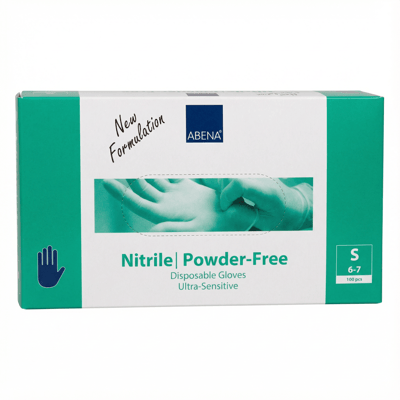 Abena nítrílhanskar Ultra Sensitive S, 100 stk.