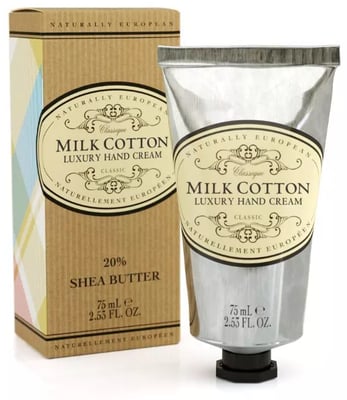 Naturally European Handáburður með Milk Cotton ilm 75 ml