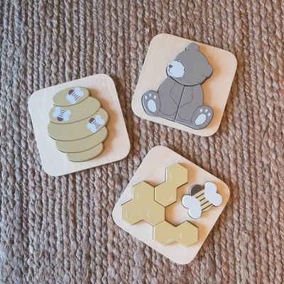 Toby púsl 3-pack – Bear