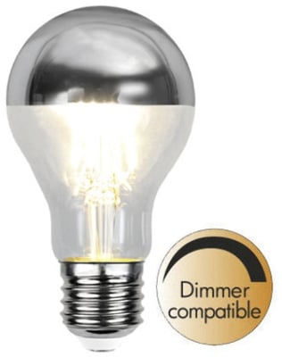 Topspegill Silver E27 2700K 400lm Dimmer comp.