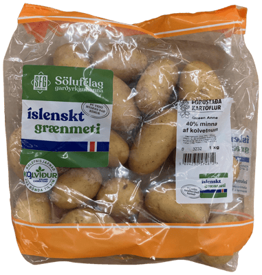Íslenskt grænmeti Þorustaða Kartöflur Queen Anne 1 kg