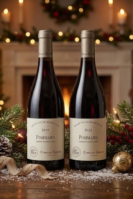 Tvenna í gjafakassa: '19 & '22 Camille Giroud Pommard Les Cras