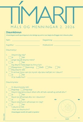 Tímarit Máls og menningar 2026 2. hefti