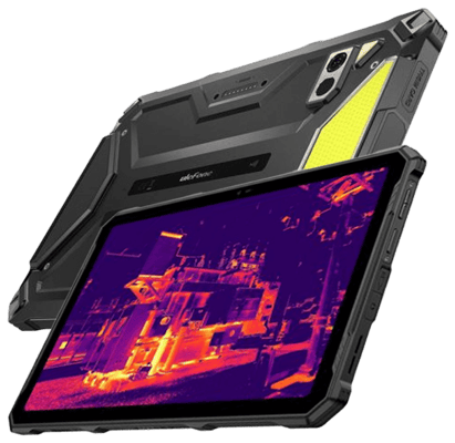 Ulefone Armor Pad 4 Ultra 256G 5G vinnuspjaldtölva með hitamyndavél