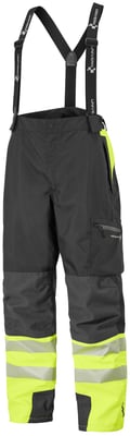 Univern Heilsársbuxur HiViz svartar/gular