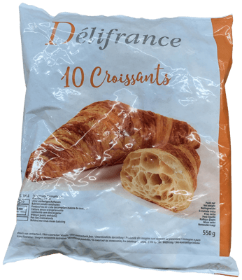 Délifrance 10 smjörcroissantar 550 g
