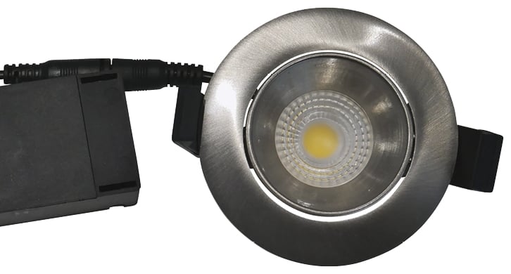 VELIA LOW PROFILE 230VAC - 6W - 2700K Brushed Alu - sýnishorn úr verslun