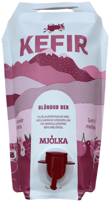Mjólka Kefír Blönduð Ber 1,5 kg