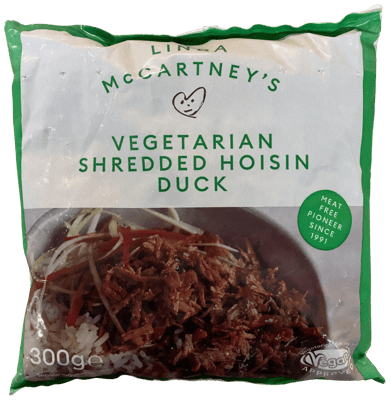 Linda McCartney's grænmetis rifið hoisin-andarlíki 300 g
