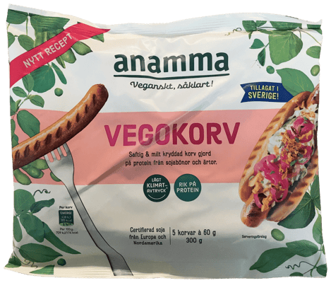 Anamma veganpylsa 300 g