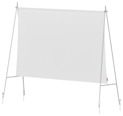 XGIMI Portable Outdoor Screen 70" skjávarpatjald á standi