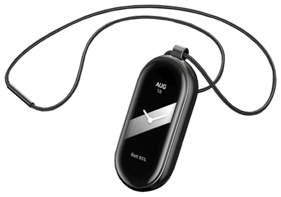 Xiaomi Smart Band 8/9/10 - Svört hálsól