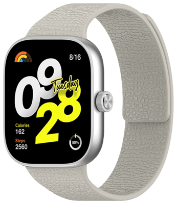 Xiaomi Smart Band 8/9 Pro - Redmi Watch 4/5 (W016) - Grá sílikon ól m. segli