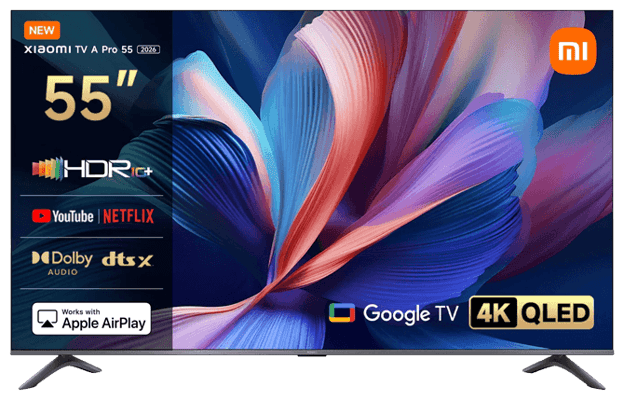 Xiaomi TV A Pro 55" 2026 4K QLED sjónvarp