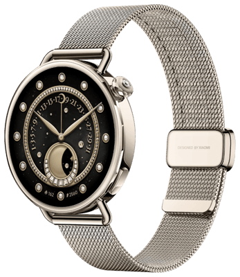 Xiaomi Watch S4 41mm snjall- og heilsuúr - Gyllt Milanese