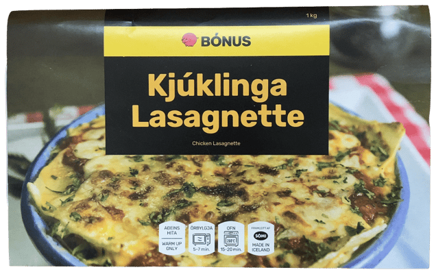 Bónus Kjúklinga Lasagnette 1000 g