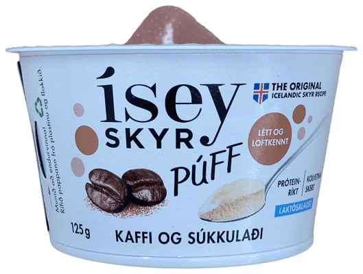 Ísey Skyr Púff Kaffi og Súkkulaði 125 g