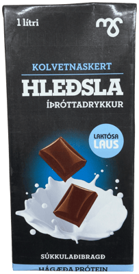 Hleðsla Kolvetnaskert Laktósalaus Íþróttadrykkur Súkkulaðibragð 1000 ml
