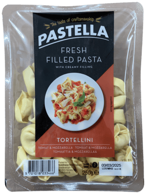Pastella ferskt tortellini með tómötum og mozzarella 250 g