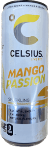 Celsius Live Fit mangó og ástaraldin freyðidrykkur 355 ml