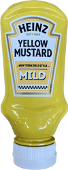 Heinz gult sinnep að hætti New York Deli, milt, 240 g