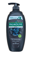 Palmolive Men frískandi tröllatré og sjávarsalt 3 í 1 sturtugel 750 ml