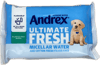 Andrex Ultimate Fresh skolhæfar hreinlætisþurrkur með micellar-vatni og ferskum bómullarilmi, 36 stk