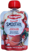 Semper Sommar Smoothie Epli & Jarðarber 90 g