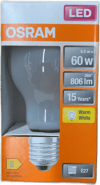 Osram LED Star Classic A 60 6,5 W E27 hlýhvítt