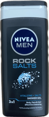 Nivea Men Rock Salts lífgandi 3-í-1 sturtugel 250 ml