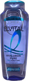 L'Oréal Paris Elvital Hyaluron Pure 72H hreinsandi sjampó 400 ml