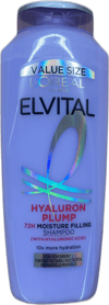 L'Oréal Paris Elvital Hyaluron Plump 72 klst. rakafyllandi sjampó 400 ml