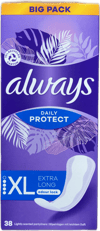 Always Daily Protect Extra Long XL létt ilmandi nærbuxnainnlegg 38 stk