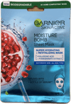 Garnier SkinActive Moisture Bomb ofurrakagefandi + endurlífgandi blaðmaski 28 g
