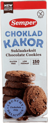 Semper súkkulaðikökur 150 g