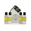 Naturally European Ferðasett í Flauelspoka Ginger & Lime 4 x 50 ml