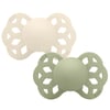 BIBS Infinity Ivory/Sage st 2 2 stk