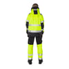 Fristads Stiby smíðabuxur teygju HiViz/svartar