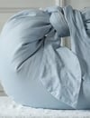 Moon nursing pillow sateen – Baby blue
