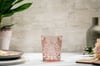 Hobstar Glas | Coral Pink