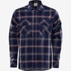 Fristads flannel skyrta blá köflótt