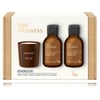 Baylis & Harding Wellness Herra Energize Gjafasett Ginger & Lime  Sturtusápu 100 ml, Body Lotion 10 ml og Ginger, Lime & Basil ilmkerti