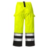 Regnbux HiViz gular/svartar CL3