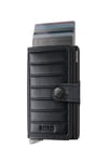Secrid Miniwallet - Emboss Lines - Black