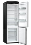 Gorenje Retro kælir / frystir svartur 194 cm