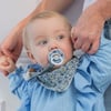 BIBS x LIBERTY Colour Chamomile Lawn – Baby Blue Mix Stærð 1