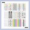 The Happy Planner límmiðar – Bjart fjármál