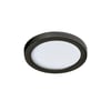 Slim round 9 Black LED Innfeld. ljós